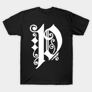 Silver Letter P T-Shirt